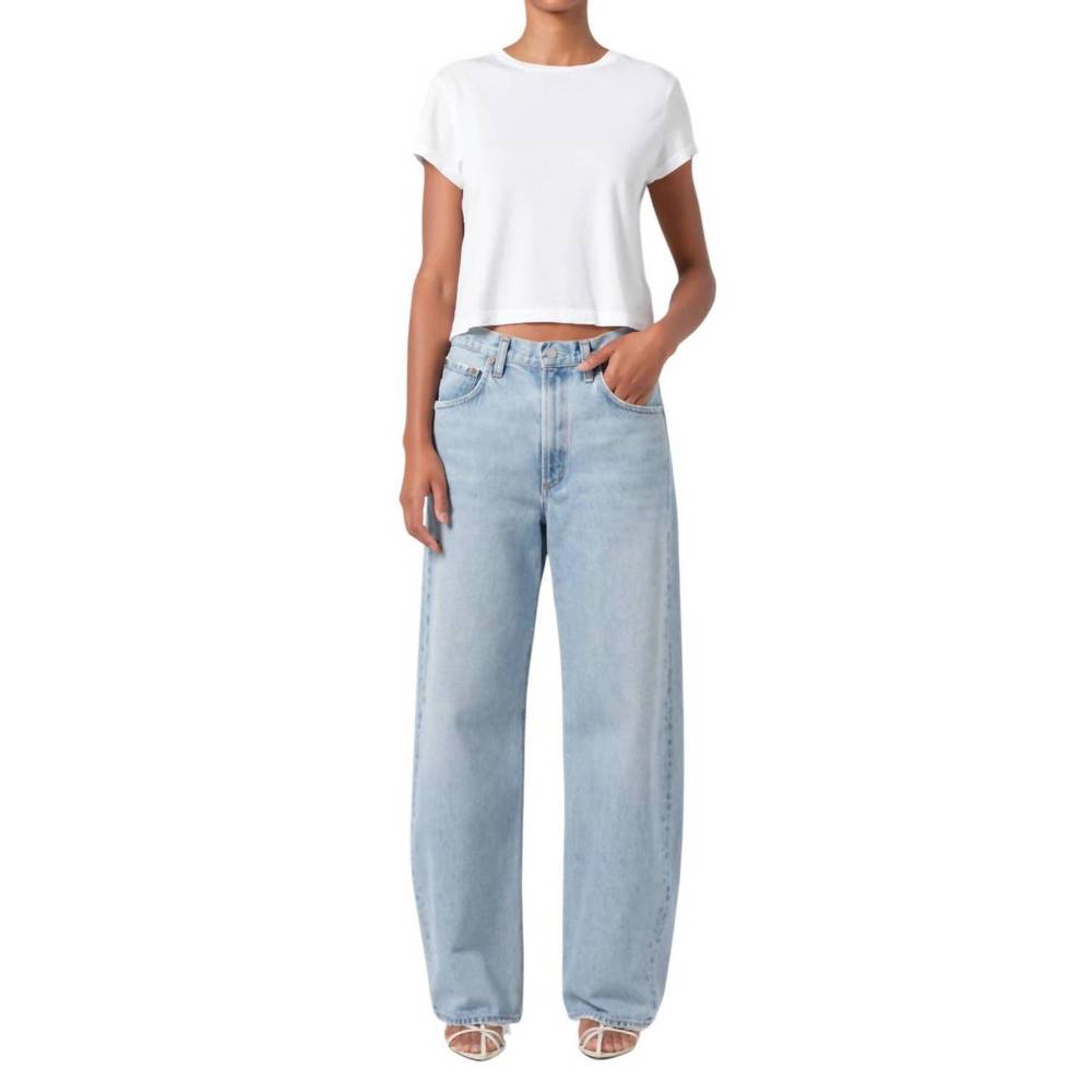NWOT AGOLDE low curve jeans in force